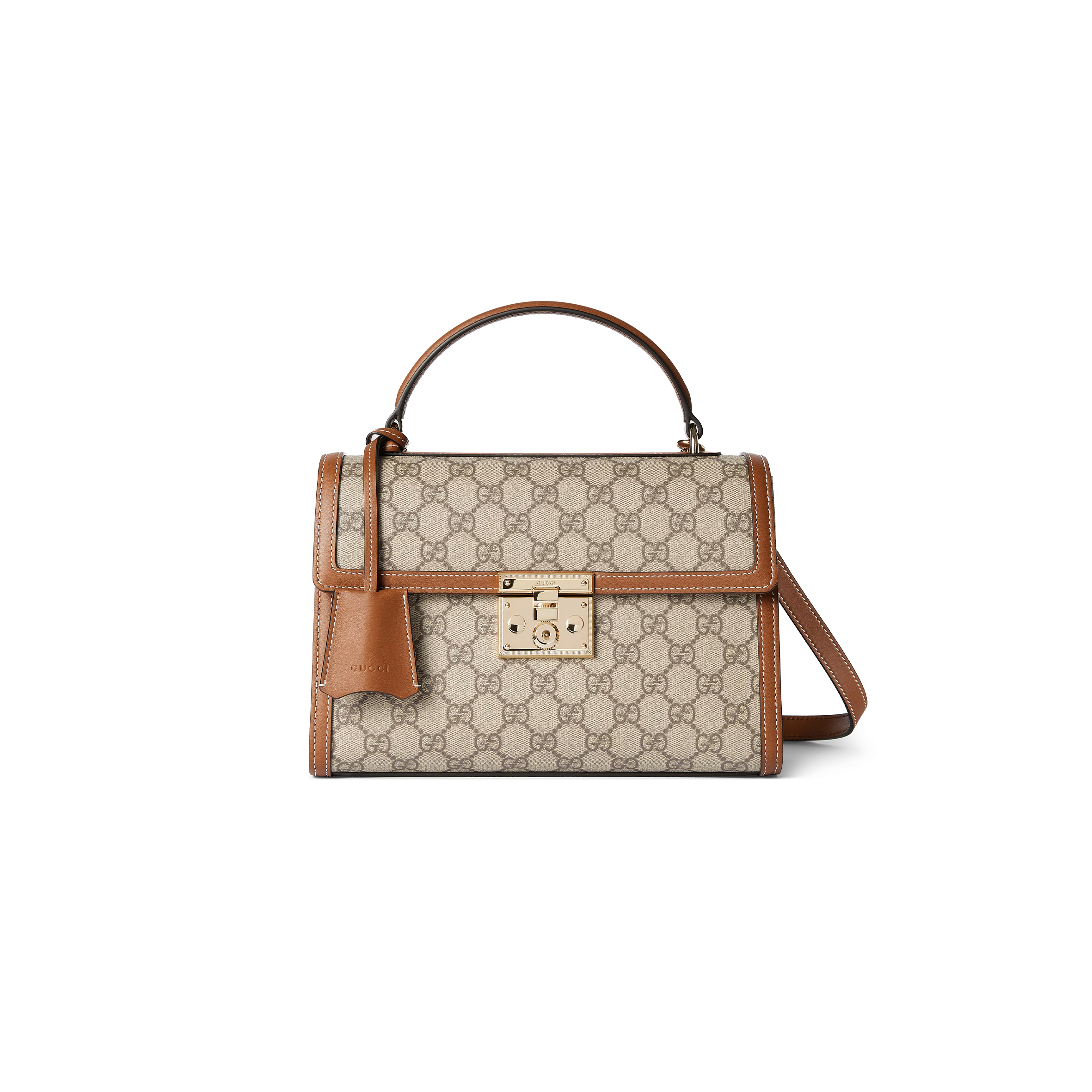 G*u*i padlock medium top handle bag ‎838998 (26*18*11.5cm)